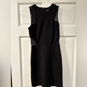 Express Black Sleeveless Mini Dress